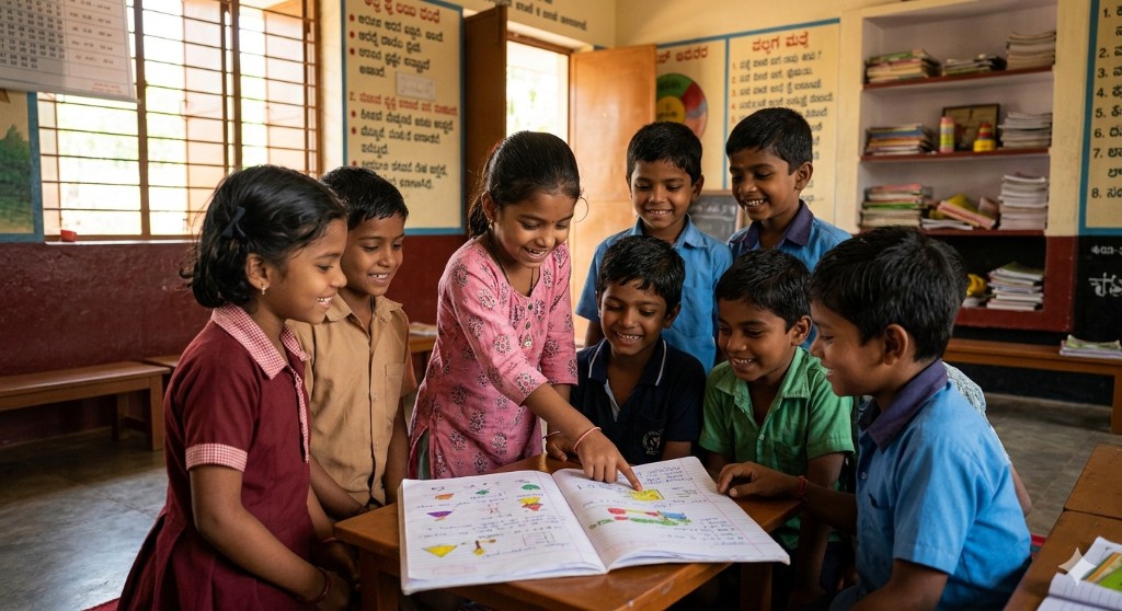 Students learning