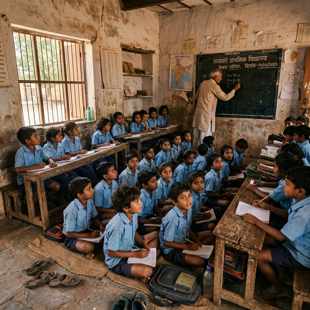 The challenge in Indian government schools